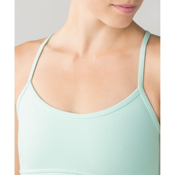 Lululemon Flow Y IV Racerback Sports Bra Sea Mist 6 - Picture 2 of 6